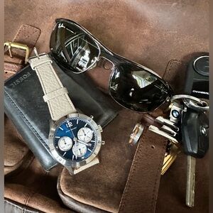 Dan Henry Limited Edition 1963 Chronograph Blue and Silver Men's Watch